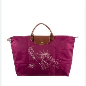 Longchamp le pliage limited edition NYC tote